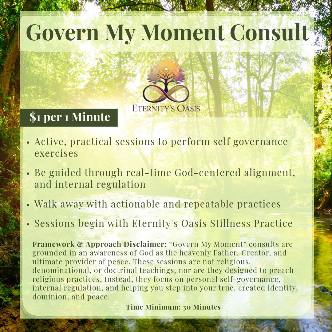 1-1 Govern My Moment Consults