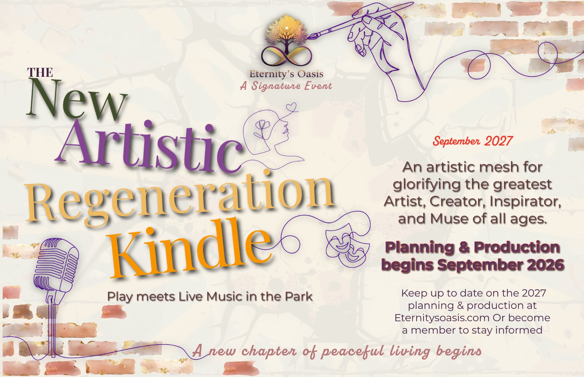 The New Artistic Regeneration Kindle flyer